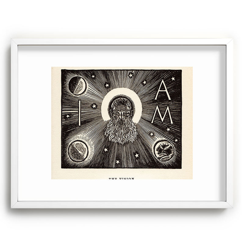 "The Vision" by Rockwell Kent (1919) Framed Art Print