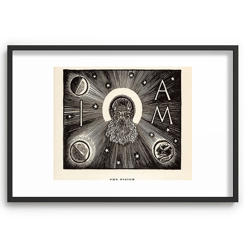 "The Vision" by Rockwell Kent (1919) Framed Art Print