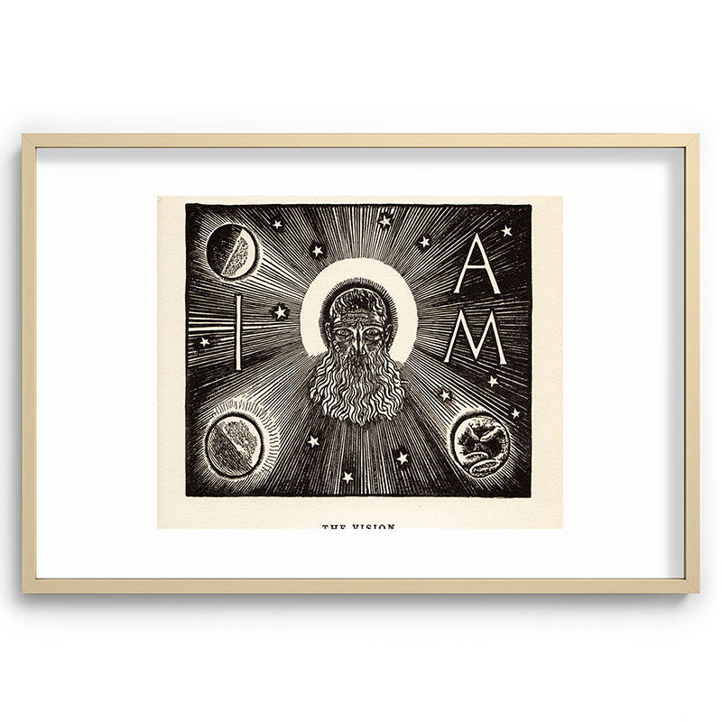 "The Vision" by Rockwell Kent (1919) Framed Art Print