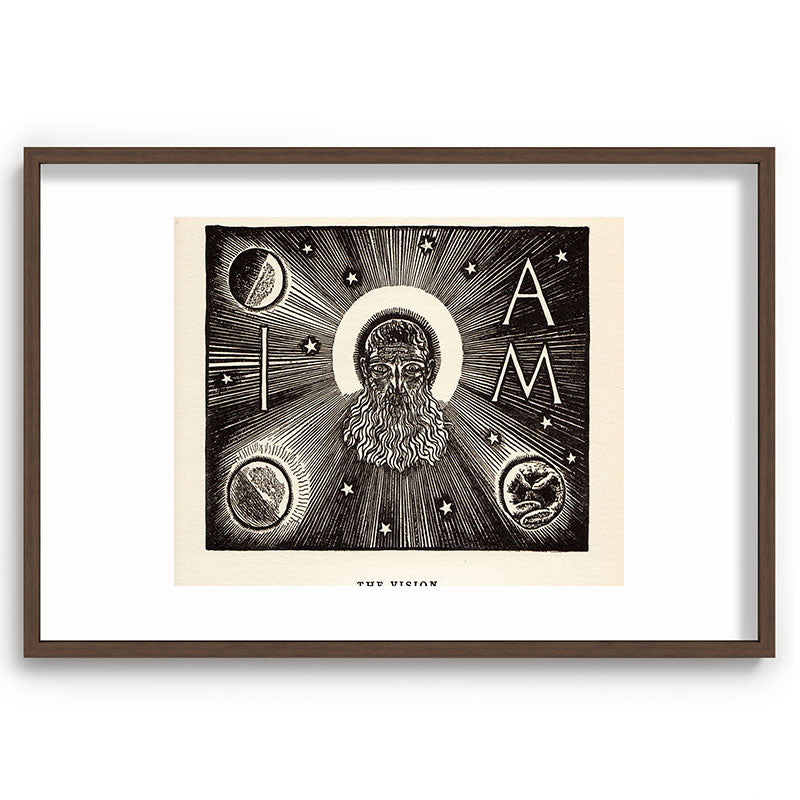 "The Vision" by Rockwell Kent (1919) Framed Art Print