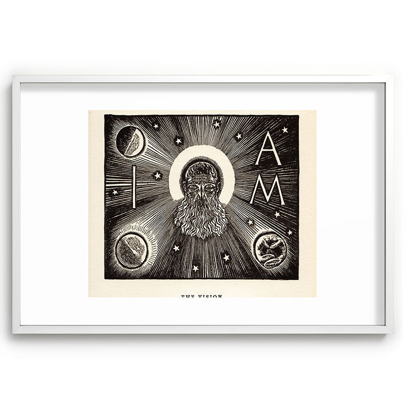 "The Vision" by Rockwell Kent (1919) Framed Art Print