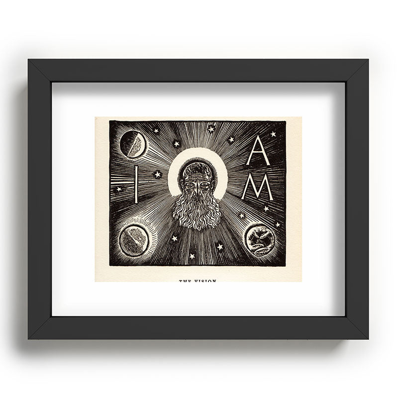 "The Vision" by Rockwell Kent (1919) Framed Art Print