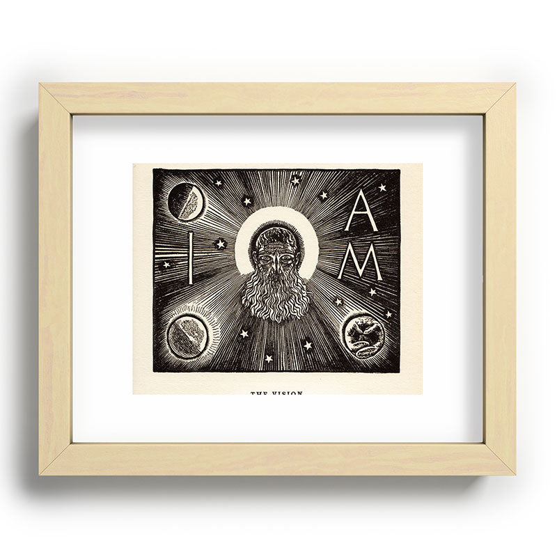 "The Vision" by Rockwell Kent (1919) Framed Art Print
