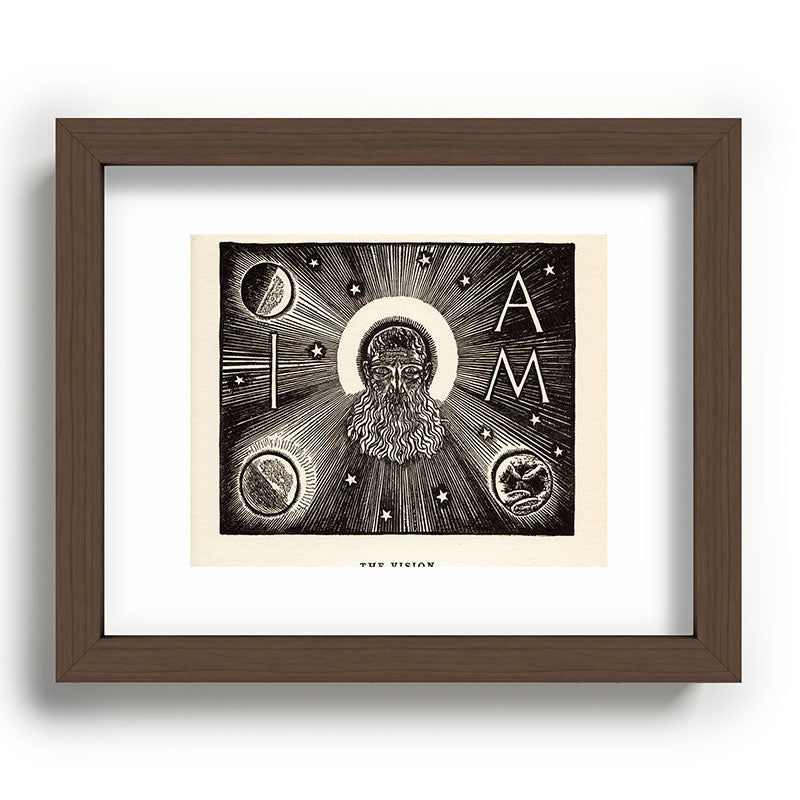 "The Vision" by Rockwell Kent (1919) Framed Art Print