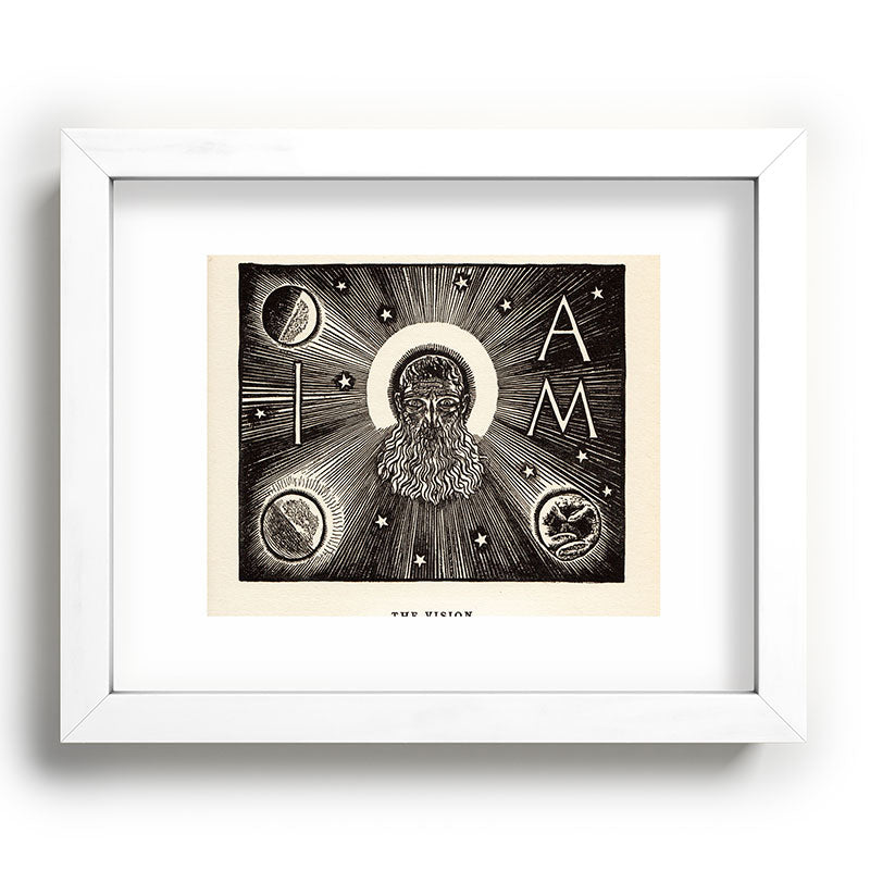 "The Vision" by Rockwell Kent (1919) Framed Art Print