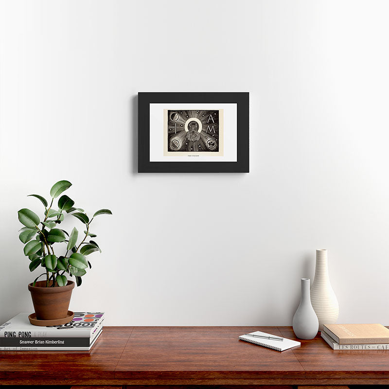 "The Vision" by Rockwell Kent (1919) Framed Art Print