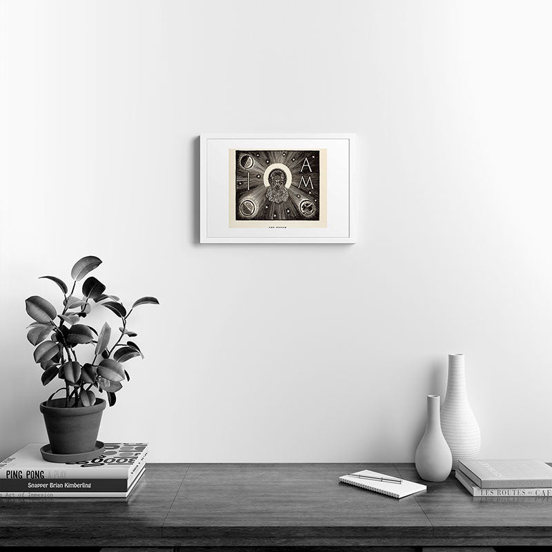 "The Vision" by Rockwell Kent (1919) Framed Art Print