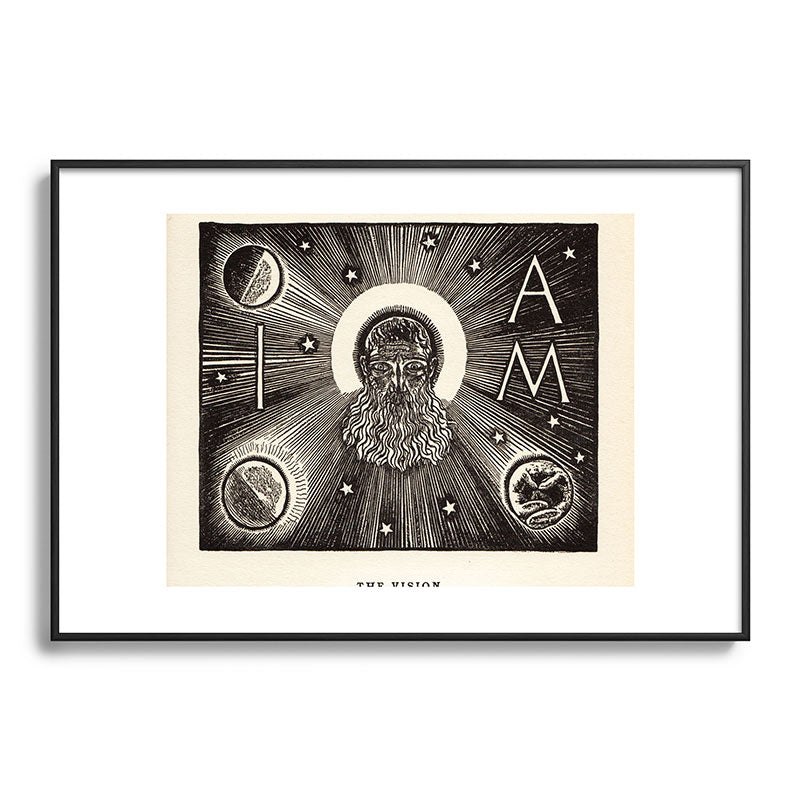 "The Vision" by Rockwell Kent (1919) Framed Art Print