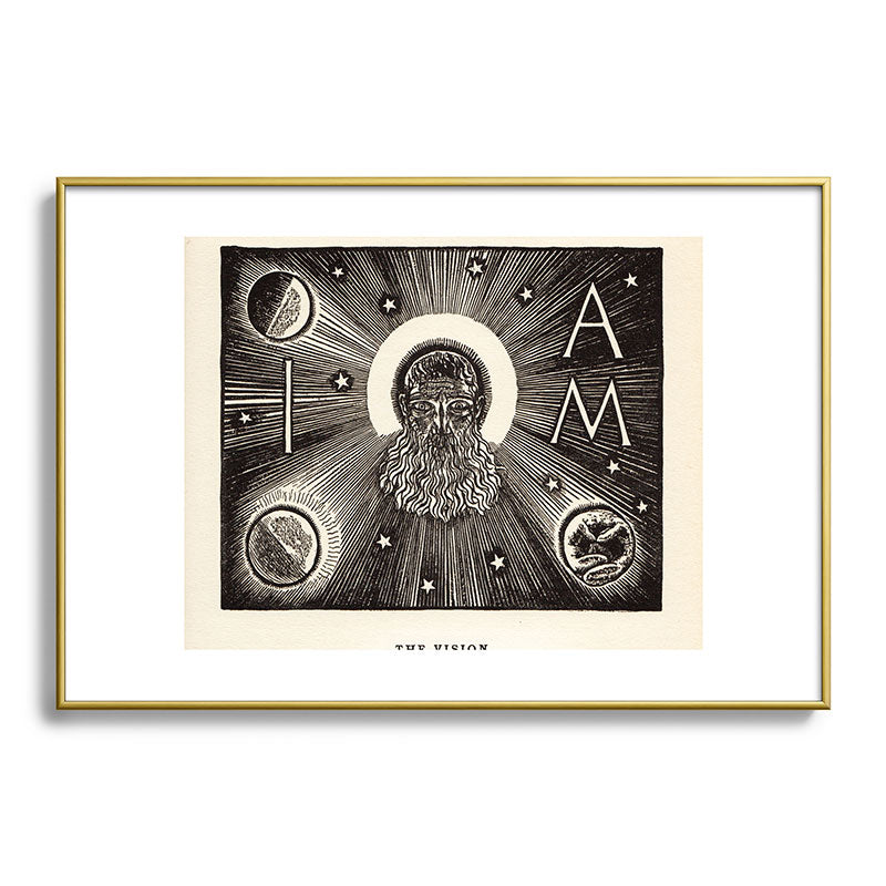 "The Vision" by Rockwell Kent (1919) Framed Art Print