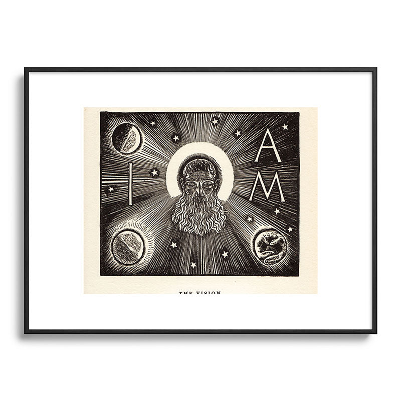 "The Vision" by Rockwell Kent (1919) Framed Art Print