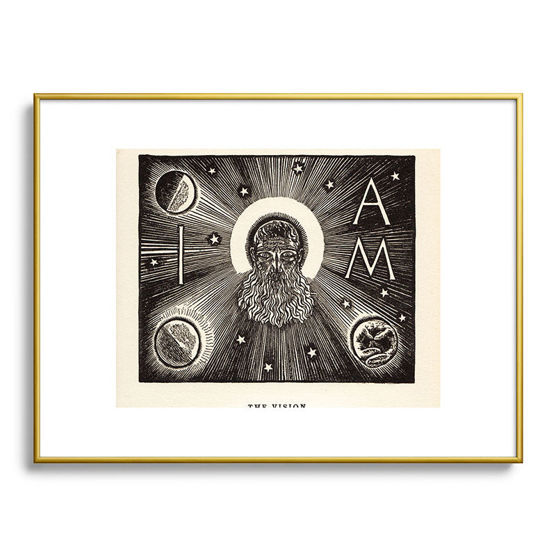 "The Vision" by Rockwell Kent (1919) Framed Art Print