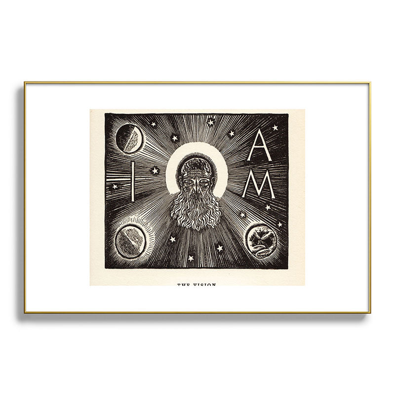 "The Vision" by Rockwell Kent (1919) Framed Art Print