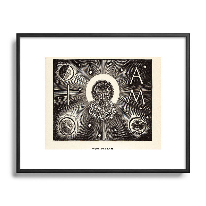 "The Vision" by Rockwell Kent (1919) Framed Art Print