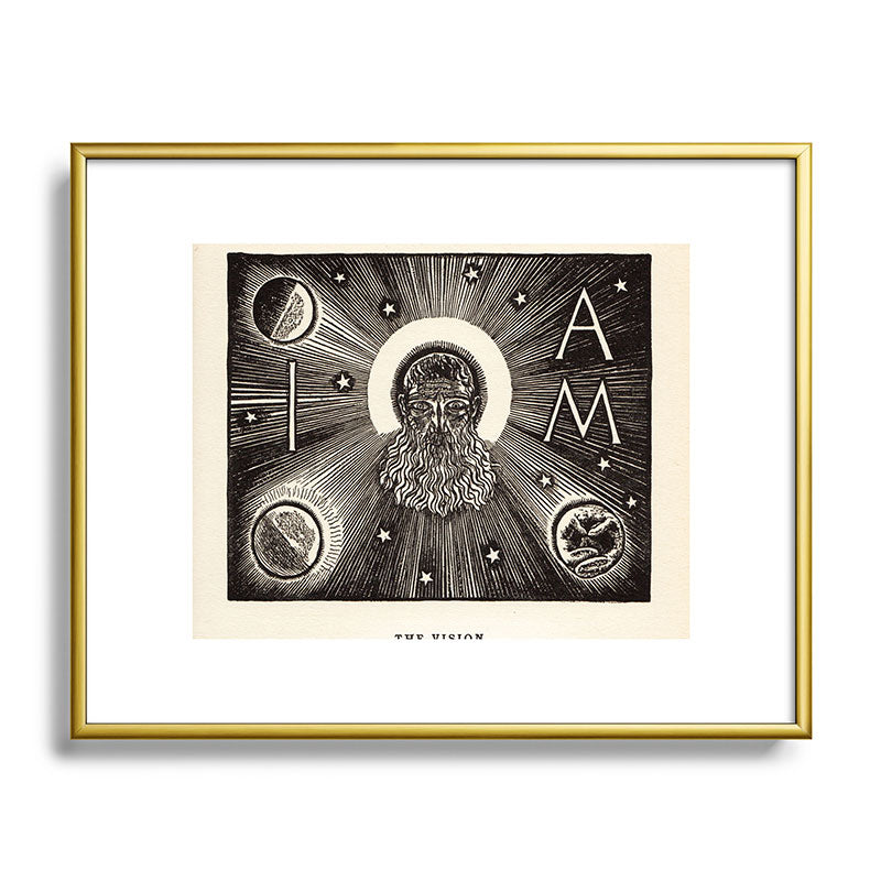 "The Vision" by Rockwell Kent (1919) Framed Art Print