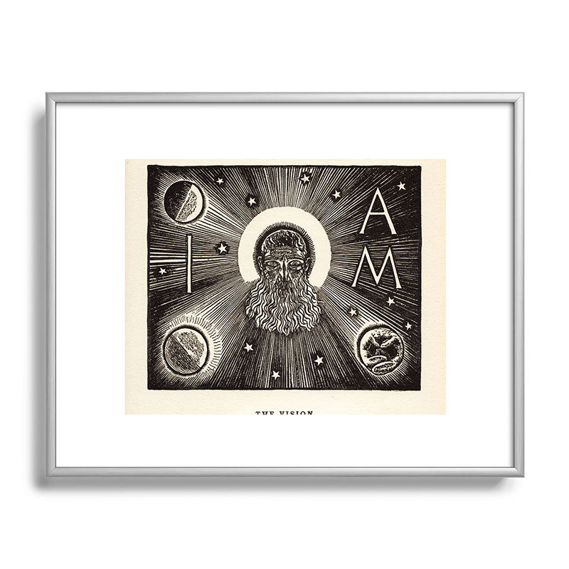 "The Vision" by Rockwell Kent (1919) Framed Art Print