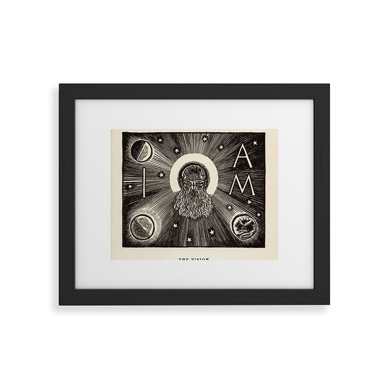 "The Vision" by Rockwell Kent (1919) Framed Art Print