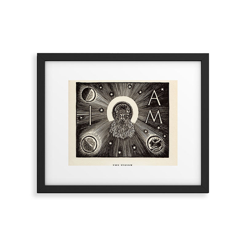 "The Vision" by Rockwell Kent (1919) Framed Art Print