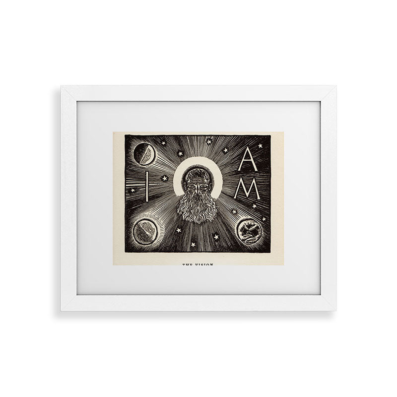 "The Vision" by Rockwell Kent (1919) Framed Art Print