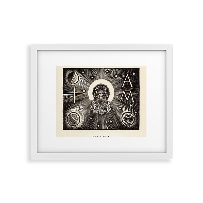 "The Vision" by Rockwell Kent (1919) Framed Art Print