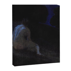 "Thoughts, silent thoughts, of Time and Space and Death" (Margaret C. Cook, Leaves of Grass, 1913) Canvas Print