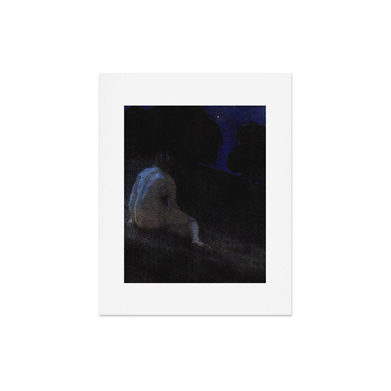"Thoughts, silent thoughts, of Time and Space and Death" (Margaret C. Cook, Leaves of Grass, 1913) Art Print
