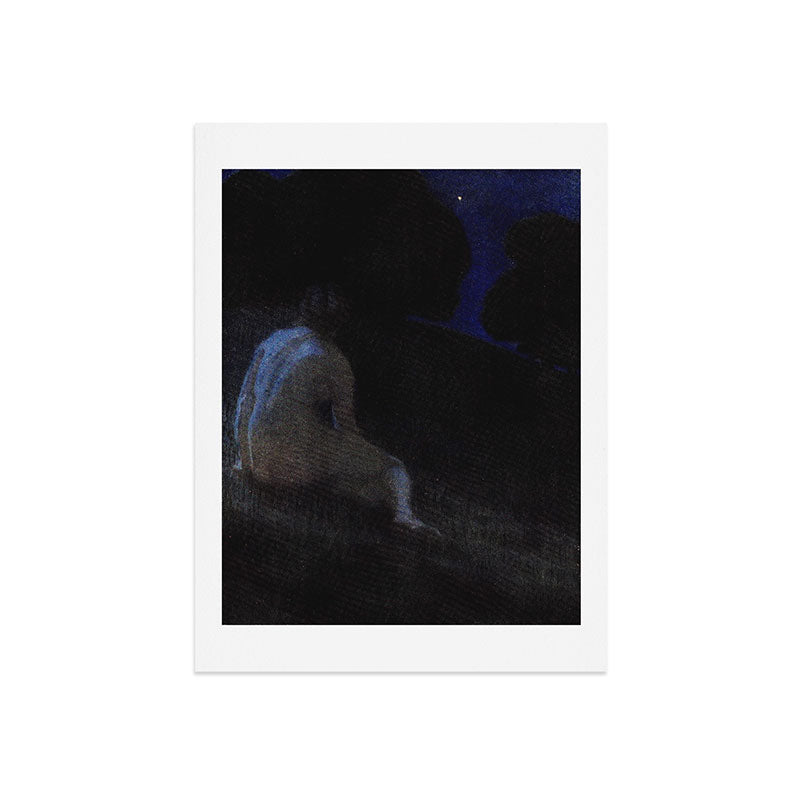 "Thoughts, silent thoughts, of Time and Space and Death" (Margaret C. Cook, Leaves of Grass, 1913) Art Print