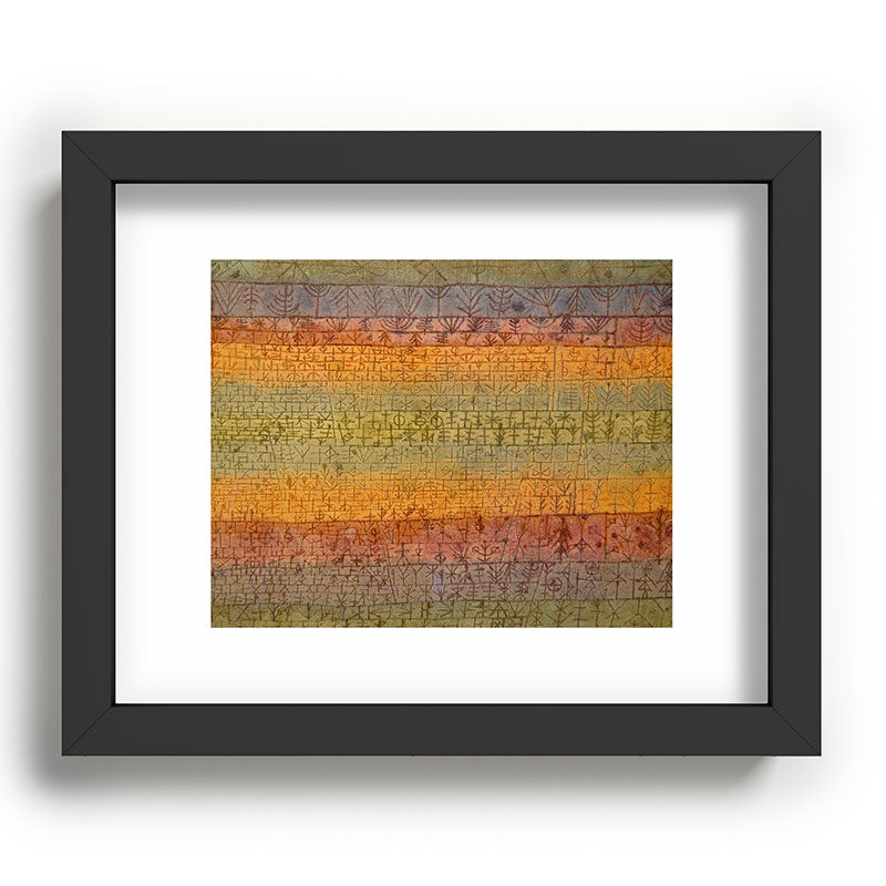 "Tree Nursery" by Paul Klee (1929) Framed Art Print