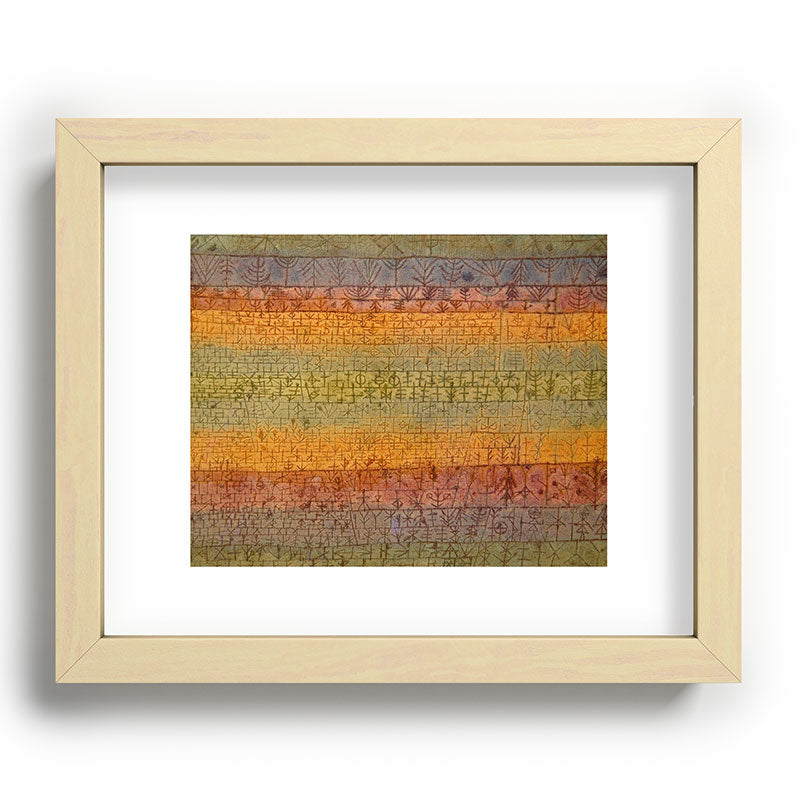 "Tree Nursery" by Paul Klee (1929) Framed Art Print