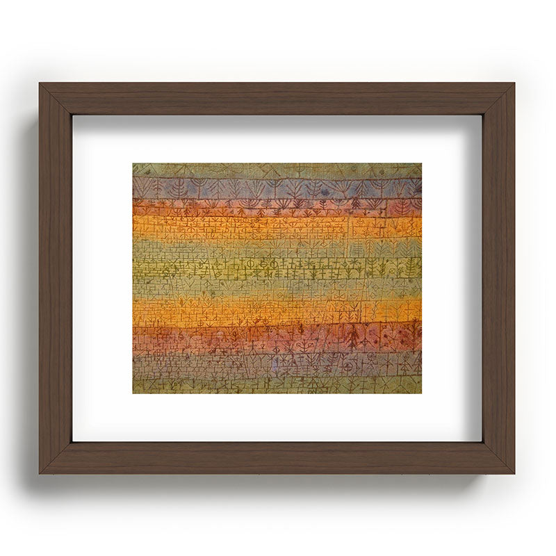 "Tree Nursery" by Paul Klee (1929) Framed Art Print
