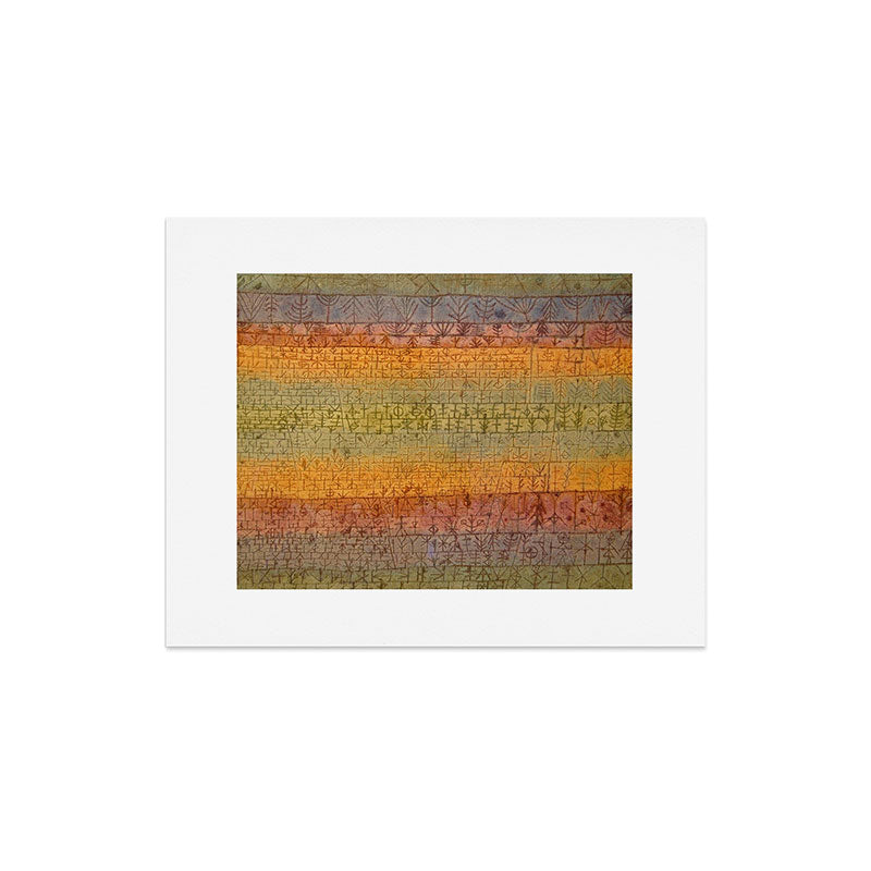 "Tree Nursery" by Paul Klee (1929) Art Print