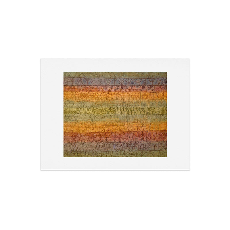 "Tree Nursery" by Paul Klee (1929) Art Print