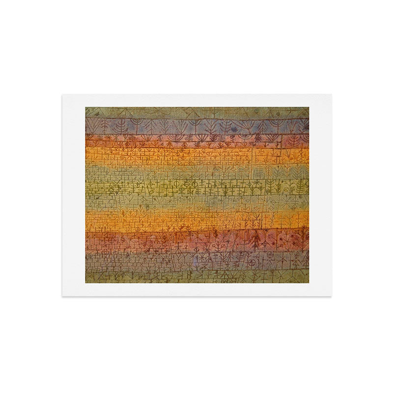 "Tree Nursery" by Paul Klee (1929) Art Print