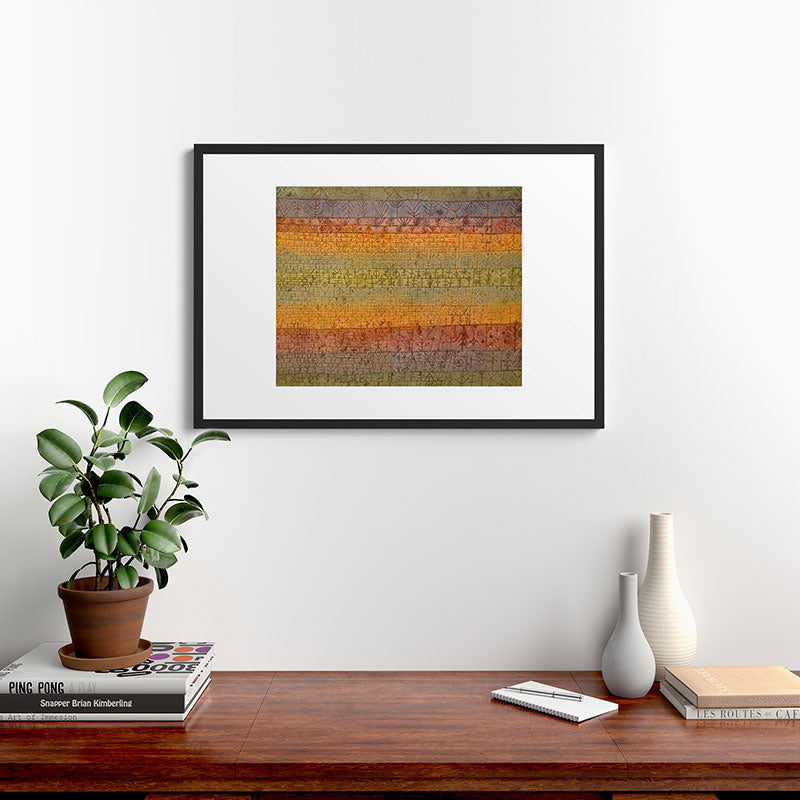 "Tree Nursery" by Paul Klee (1929) Framed Art Print