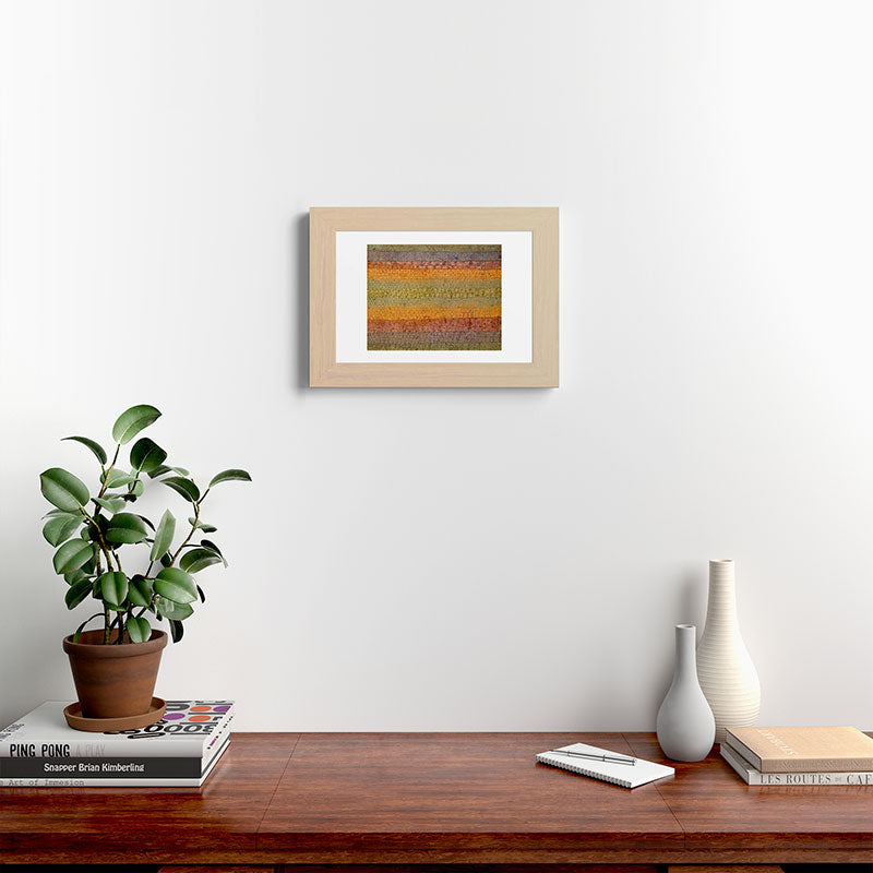 "Tree Nursery" by Paul Klee (1929) Framed Art Print