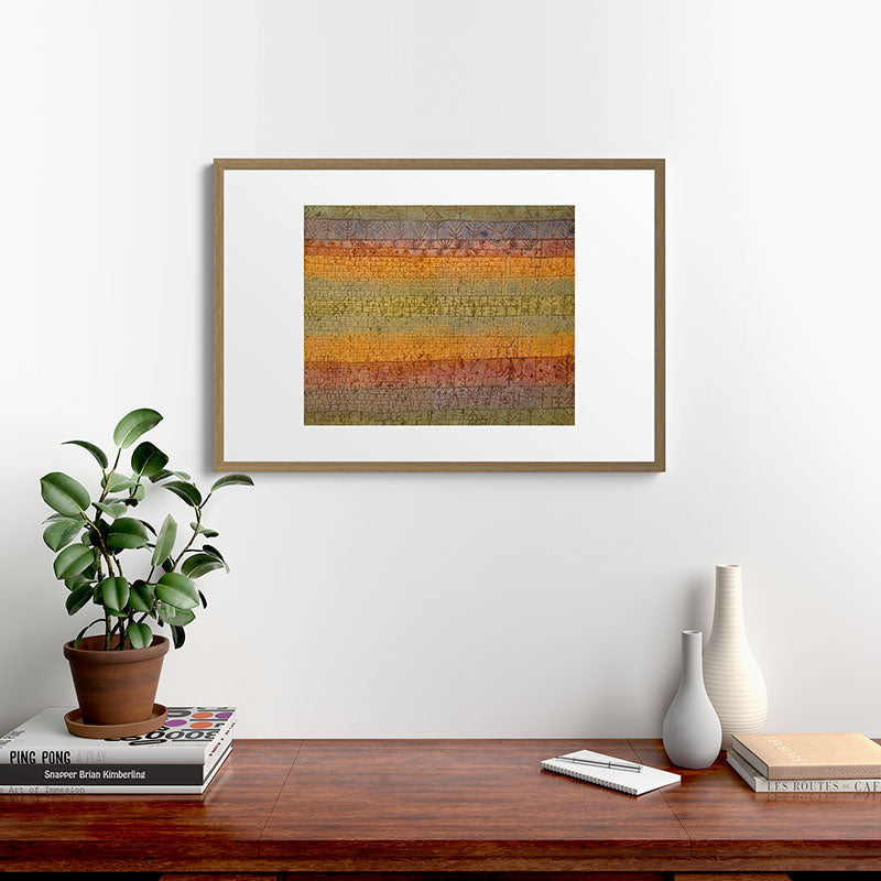 "Tree Nursery" by Paul Klee (1929) Framed Art Print