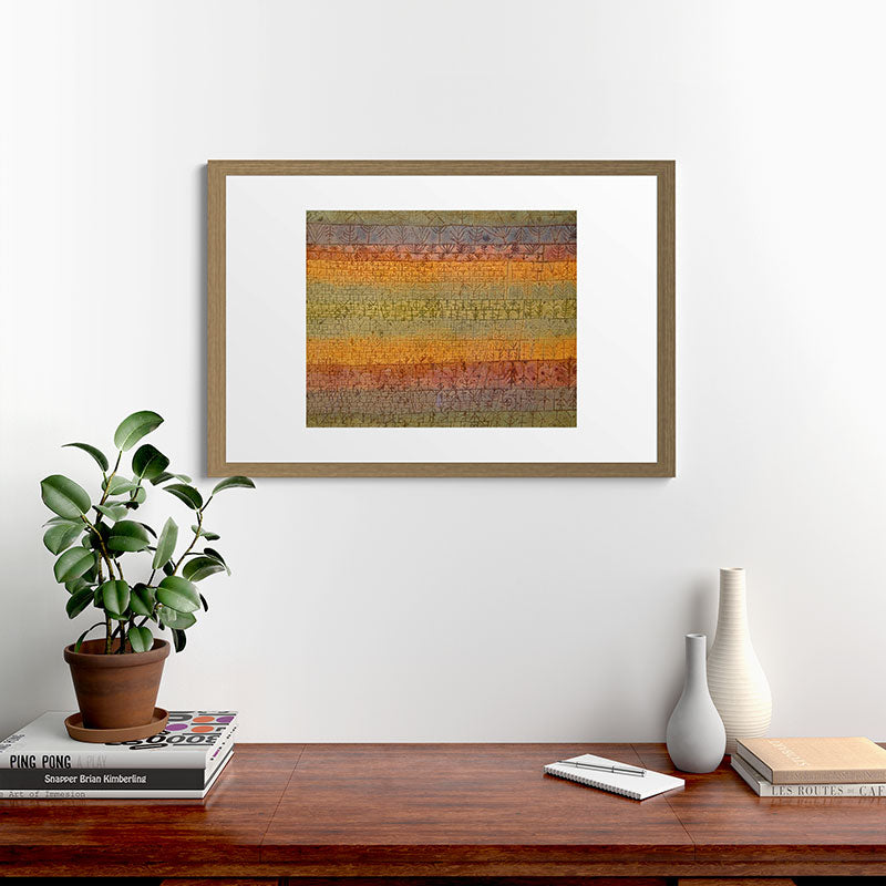 "Tree Nursery" by Paul Klee (1929) Framed Art Print