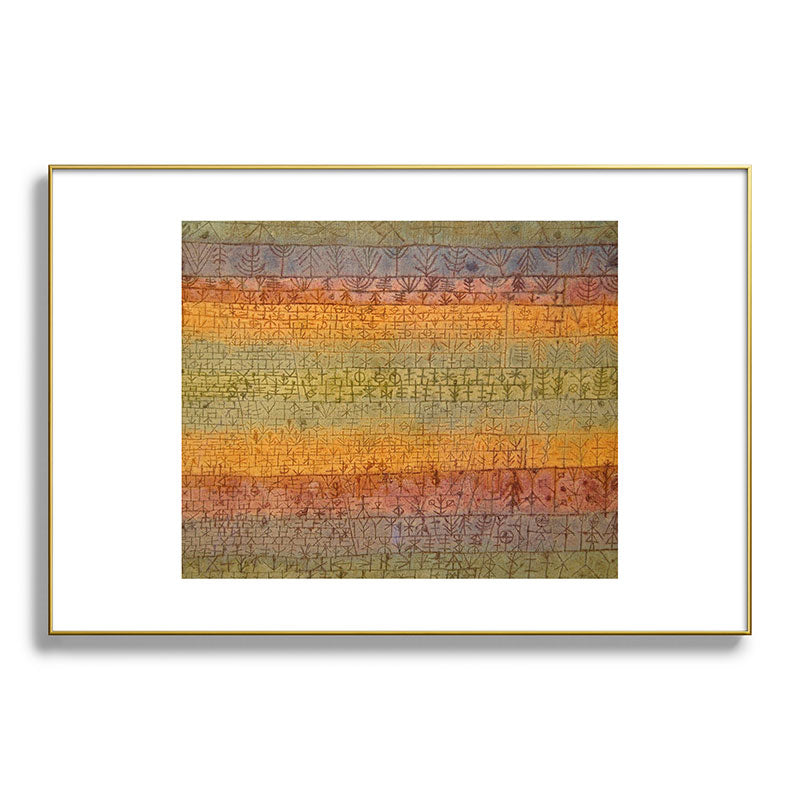 "Tree Nursery" by Paul Klee (1929) Framed Art Print