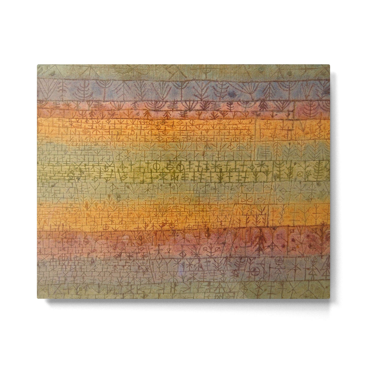 "Tree Nursery" by Paul Klee (1929) Metal Print