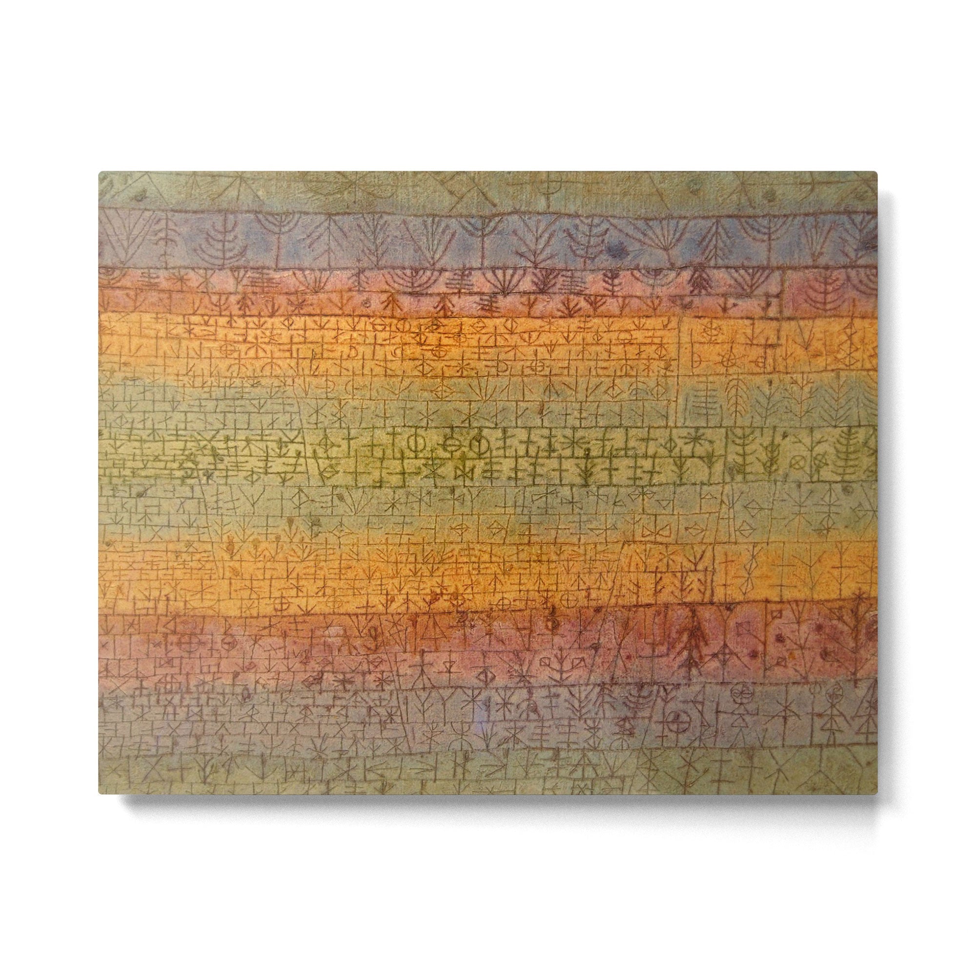 "Tree Nursery" by Paul Klee (1929) Metal Print