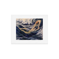 "Two fishes swimming in the sea not more lawless than we" (Margaret C. Cook, Leaves of Grass, 1913) Art Print