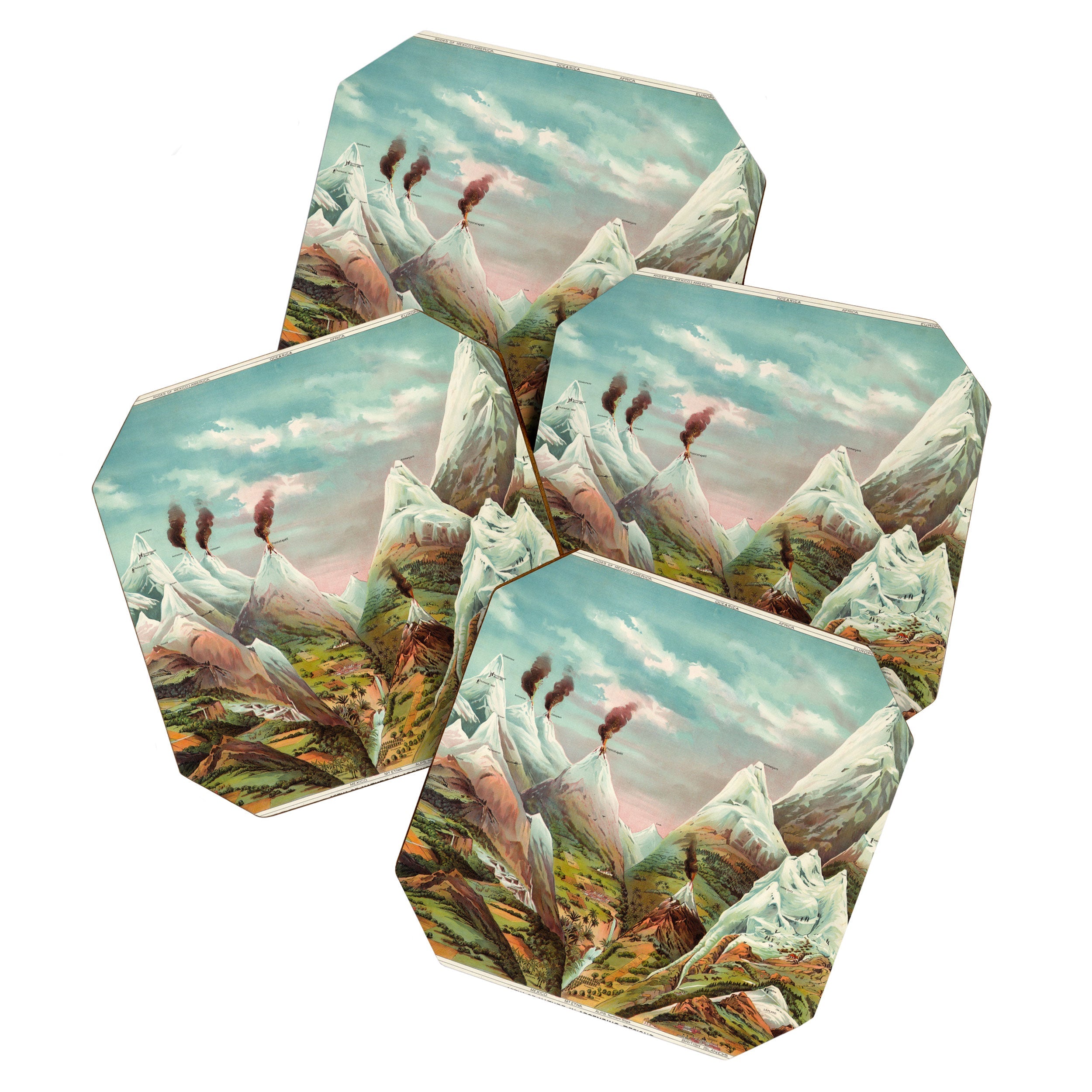 "View of Nature in Ascending Regions" by Levi Walter Yaggy, 1893 Coaster