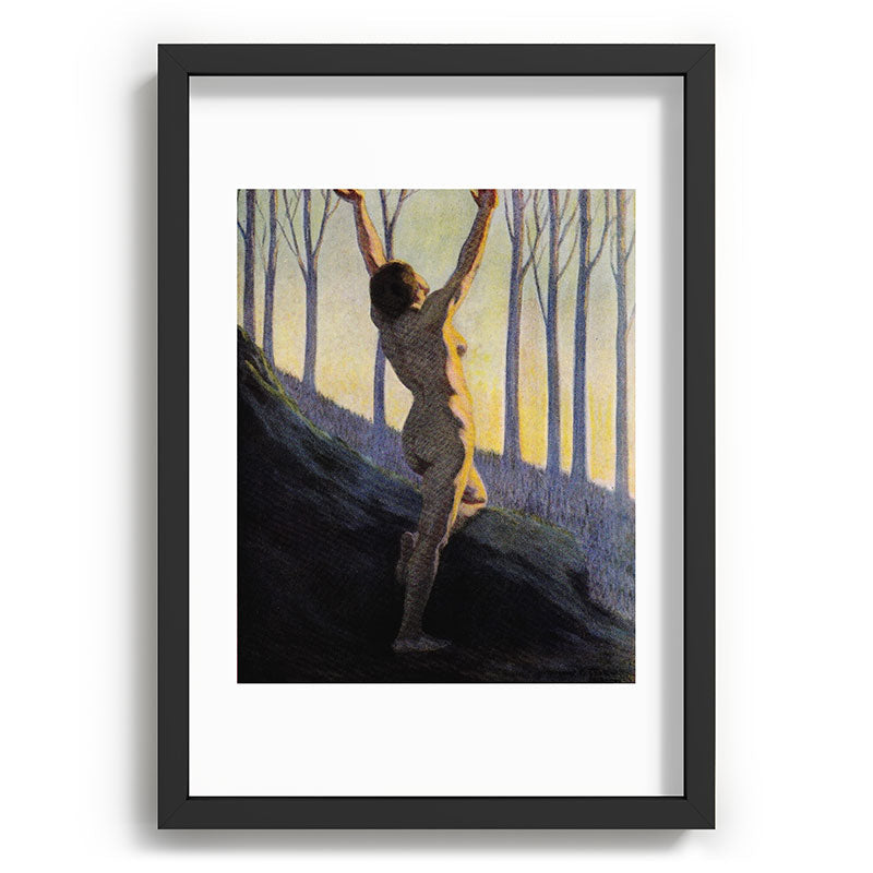 "We found our own, O my Soul, in the calm and cool of the daybreak" (Margaret C. Cook, 1913) Framed Art Print