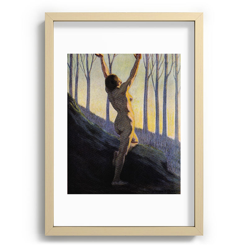 "We found our own, O my Soul, in the calm and cool of the daybreak" (Margaret C. Cook, 1913) Framed Art Print