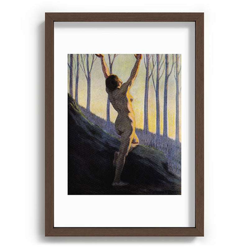 "We found our own, O my Soul, in the calm and cool of the daybreak" (Margaret C. Cook, 1913) Framed Art Print