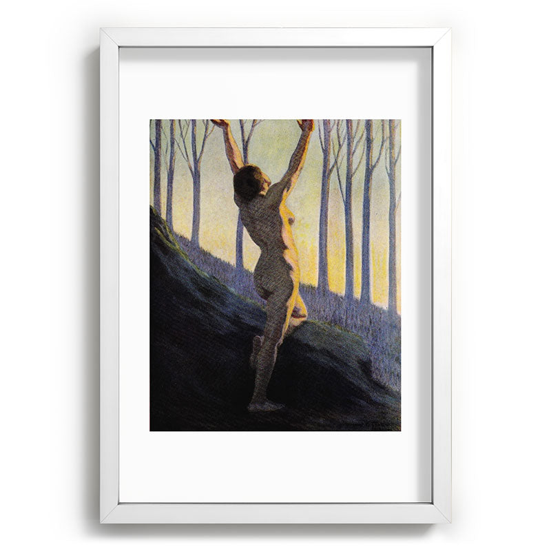 "We found our own, O my Soul, in the calm and cool of the daybreak" (Margaret C. Cook, 1913) Framed Art Print