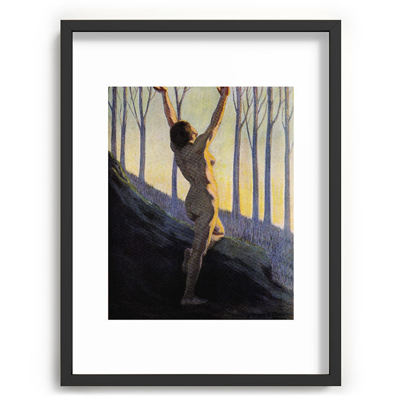 "We found our own, O my Soul, in the calm and cool of the daybreak" (Margaret C. Cook, 1913) Framed Art Print