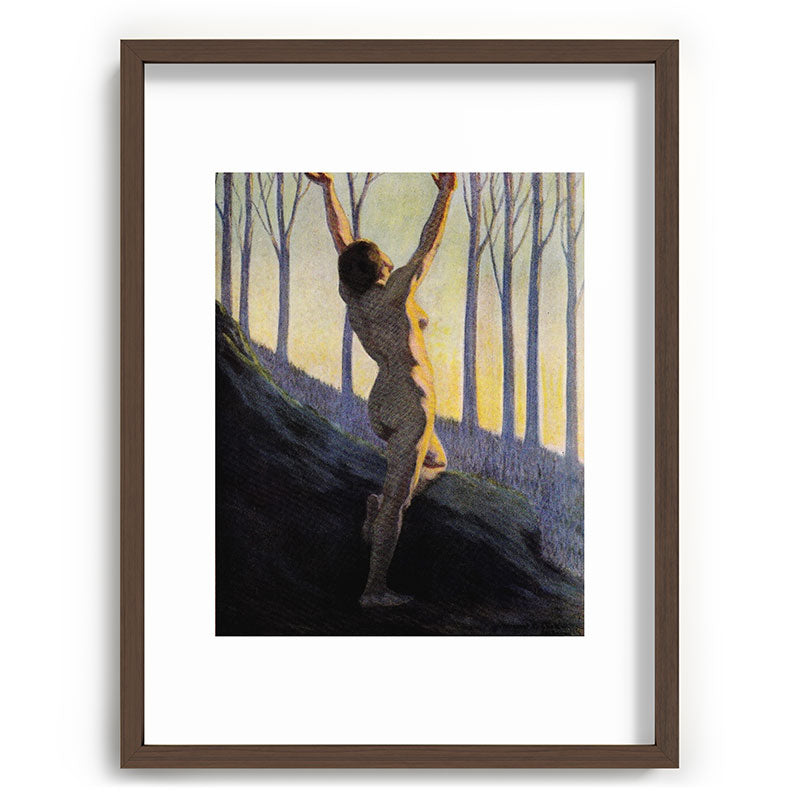 "We found our own, O my Soul, in the calm and cool of the daybreak" (Margaret C. Cook, 1913) Framed Art Print