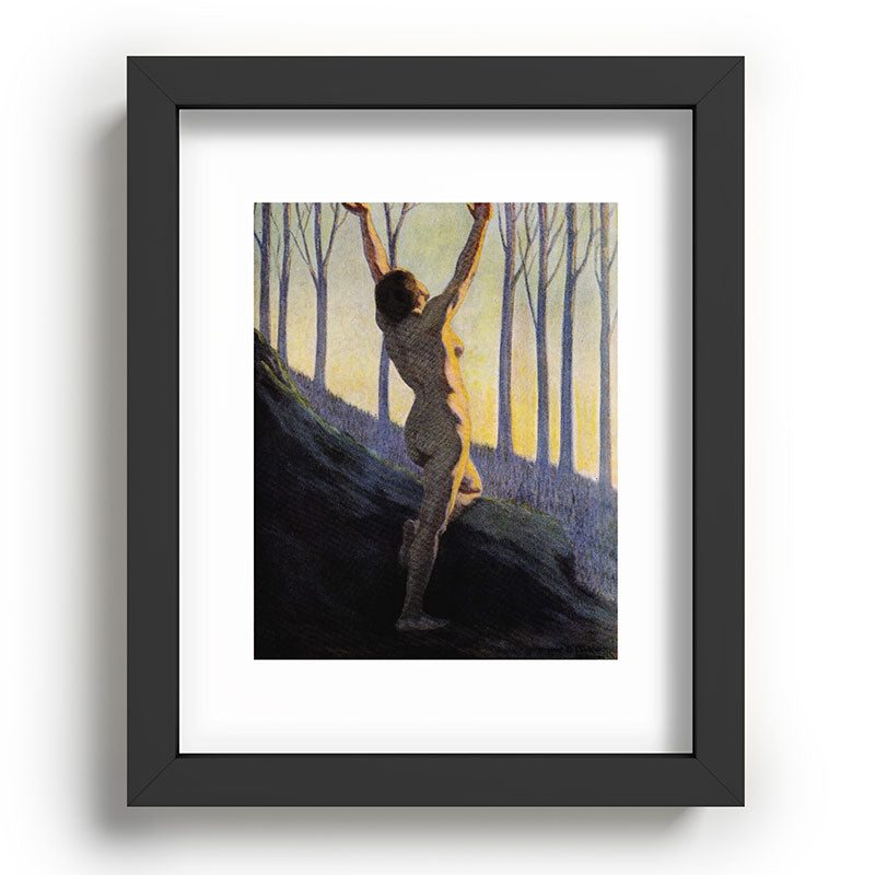 "We found our own, O my Soul, in the calm and cool of the daybreak" (Margaret C. Cook, 1913) Framed Art Print