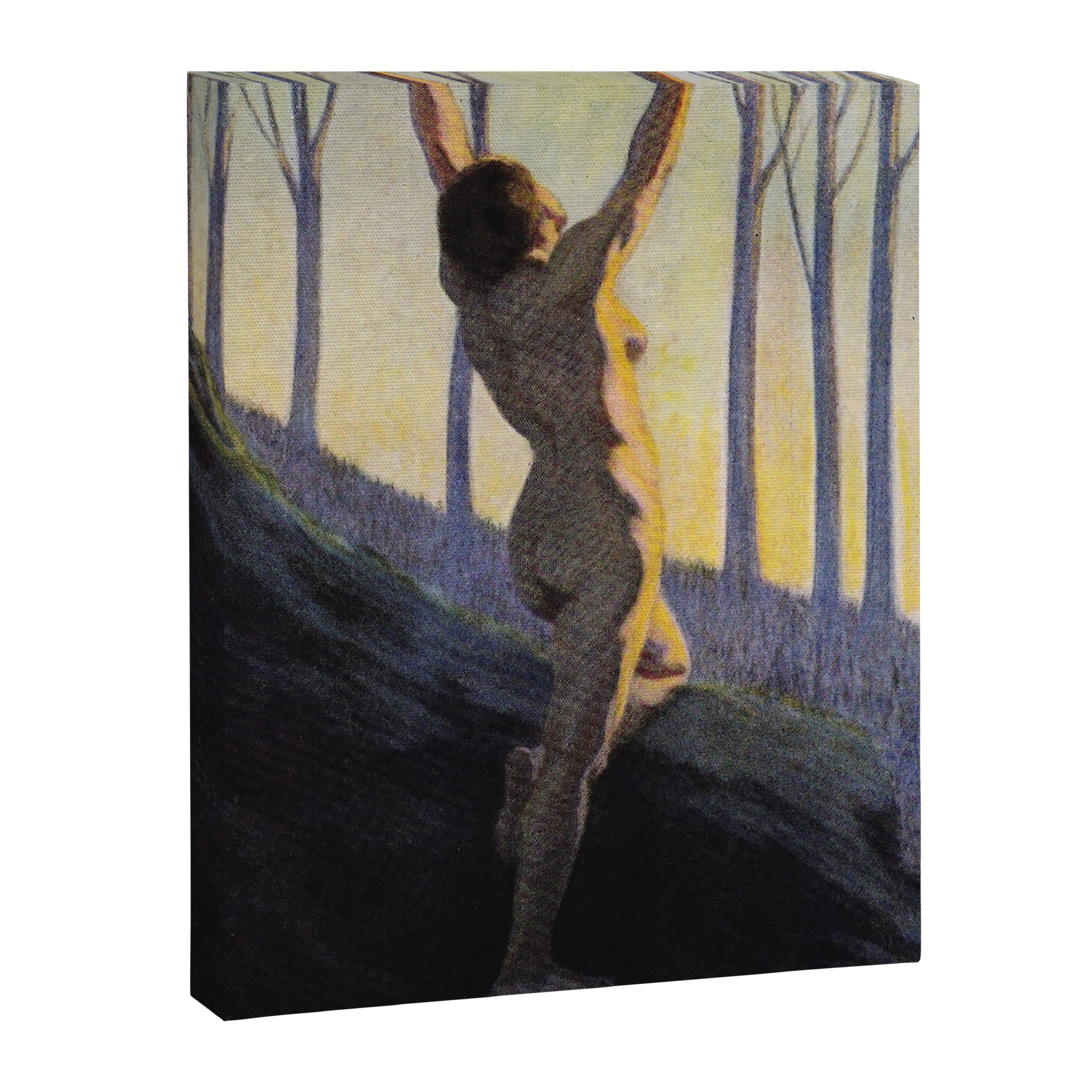 "We found our own, O my Soul, in the calm and cool of the daybreak" (Margaret C. Cook, 1913) Canvas Print