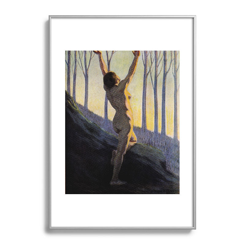 "We found our own, O my Soul, in the calm and cool of the daybreak" (Margaret C. Cook, 1913) Framed Art Print
